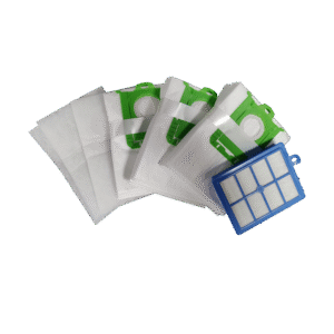 Menalux Starterkit - 15 s-bag støvsugerposer, 1 stk. hepafilter, 3 motorfilter