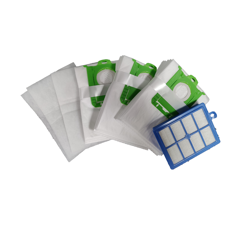 Menalux Starterkit - 15 s-bag støvsugerposer, 1 stk. hepafilter, 3 motorfilter