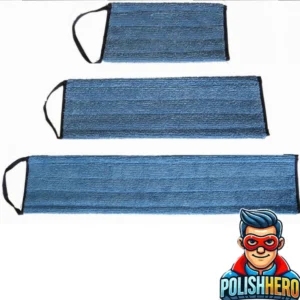 Microfiber mop m/velcro 45,5 x 13 cm