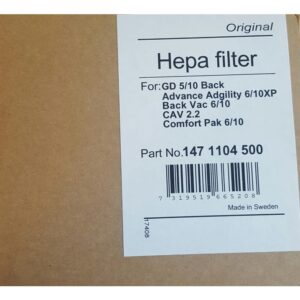 Nilfisk GD 5-10 originalt hepafilter