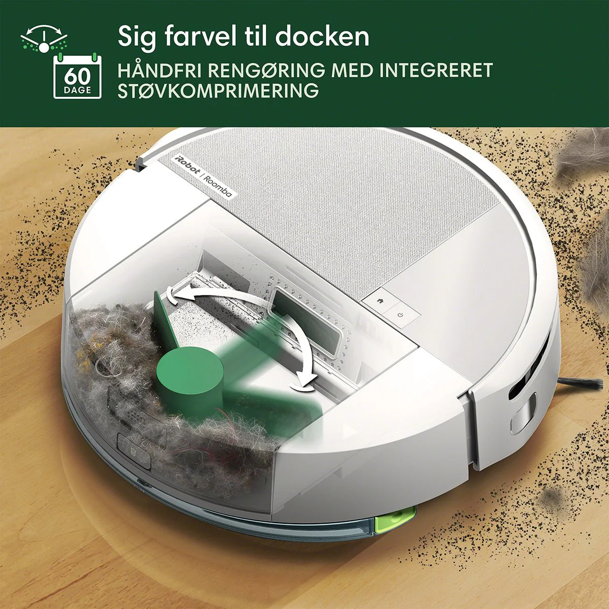 Roomba® 205 DustCompactor™ Combo-robot hvid - Billede 2