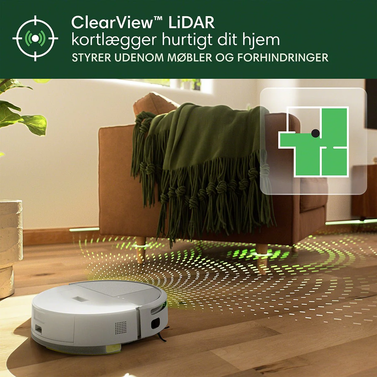 Roomba® 205 DustCompactor™ Combo-robot hvid - Billede 3