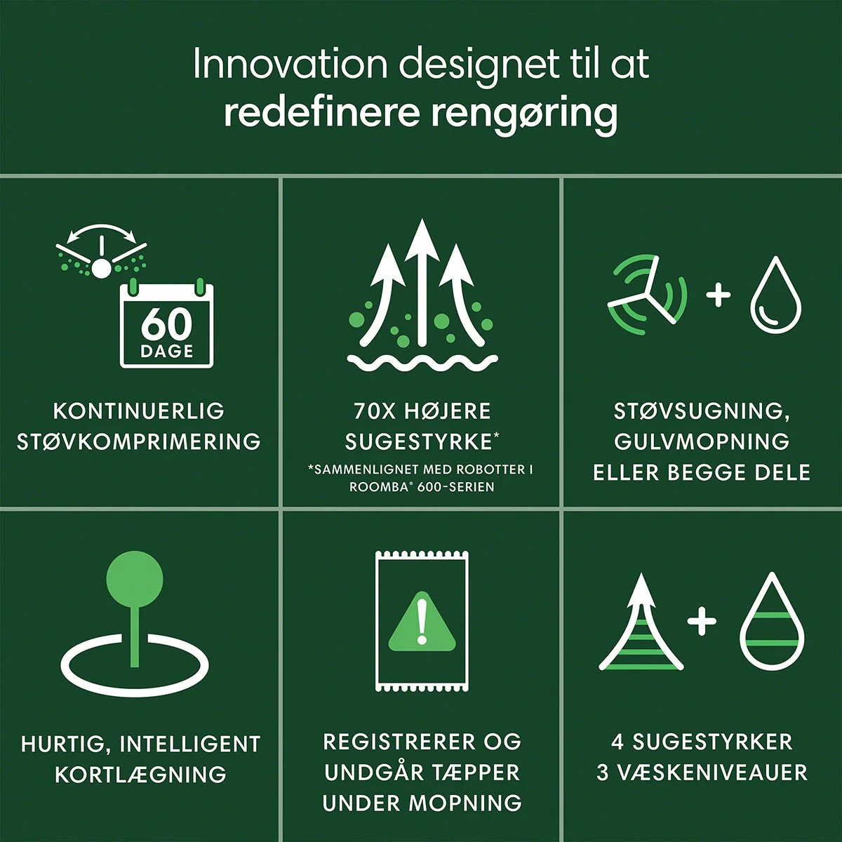 Roomba® 205 DustCompactor™ Combo-robot hvid - Billede 9